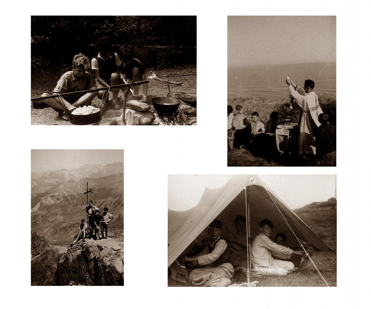 camp vacances au Pays Basque été 1947