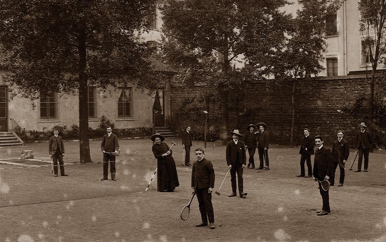 Et des amateurs de tennis et de croquet !