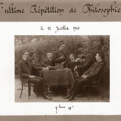 L'ultime répétition de philosophie